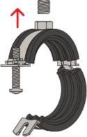 Actual product image Fischer Articulated pipe clamp FGRS 32-37 M8/M10