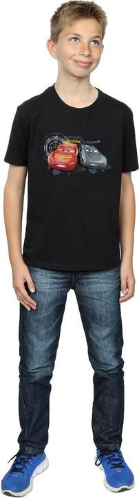 Actual product image Disney Boys Cars Lightning Vs Storm T-Shirt (152, 158)