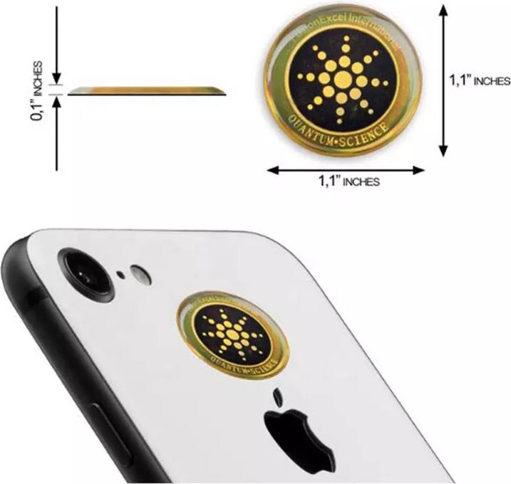 Immagine prodotto PhoneLook Set di 6 pellet di cerotti autoadesivi anti-onde e anti-radiazioni per il telefono cellulare