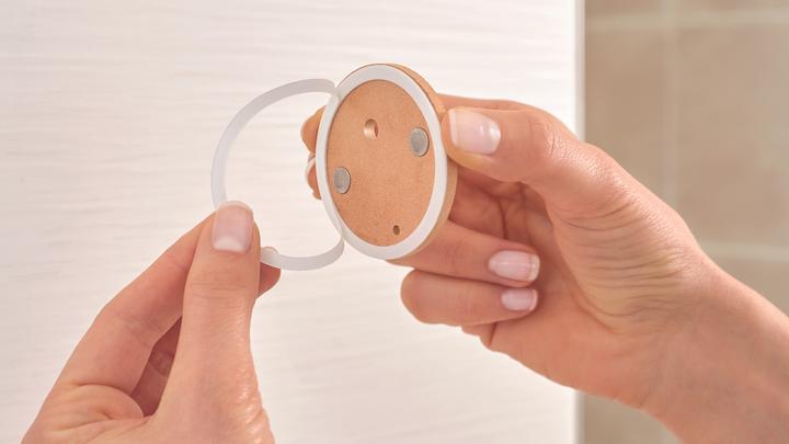 Immagine prodotto tesa Maniglia da bagno DRAAD con soluzione adesiva senza foratura