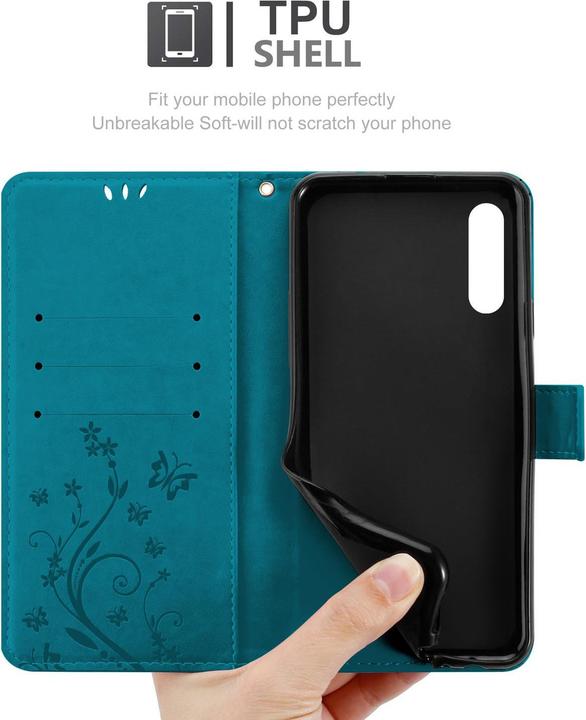 Produktbild Cadorabo Flower Book Cover (Samsung Galaxy A90 5G)