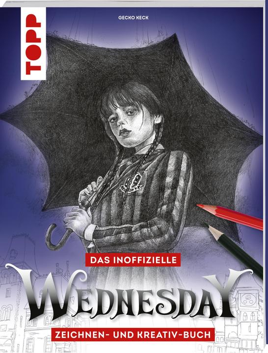 Image du produit Das inoffizielle Wednesday Zeichnen- und Kreativ-Buch (Allemand, Gecko Keck, 2023)