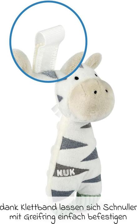 Actual product image NUK Soother cuddly toy Littl.F.Z (1 x, up to 6 M.)