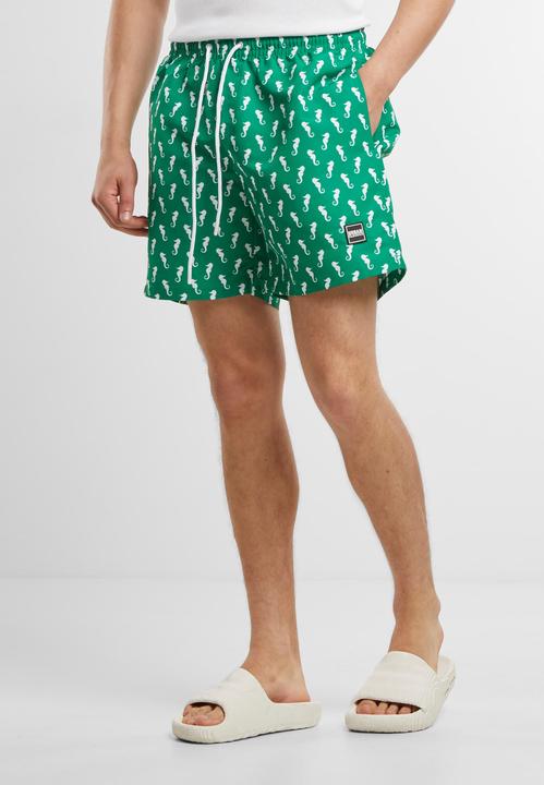 Urban Classics Pattern Swim Shorts - 4984