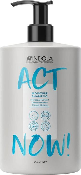 Indola ACT NOW - Moisture Shampoo (1000 ml, Flüssiges Shampoo)