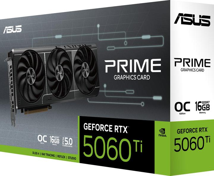 Actual product image ASUS Prime GeForce RTX 5060 Ti OC (16 GB)