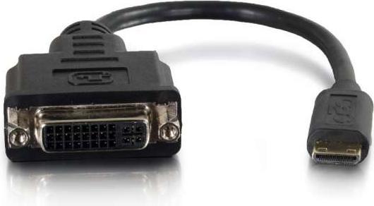 Image du produit C2G Mini HDMI vers adaptateur DVI-D à lien unique Dongle convertisseur (0.20 m, DVI, HDMI)