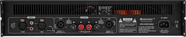 Actual product image Omnitronic XPA-1000 MK2 Endstufe (Power amplifier)