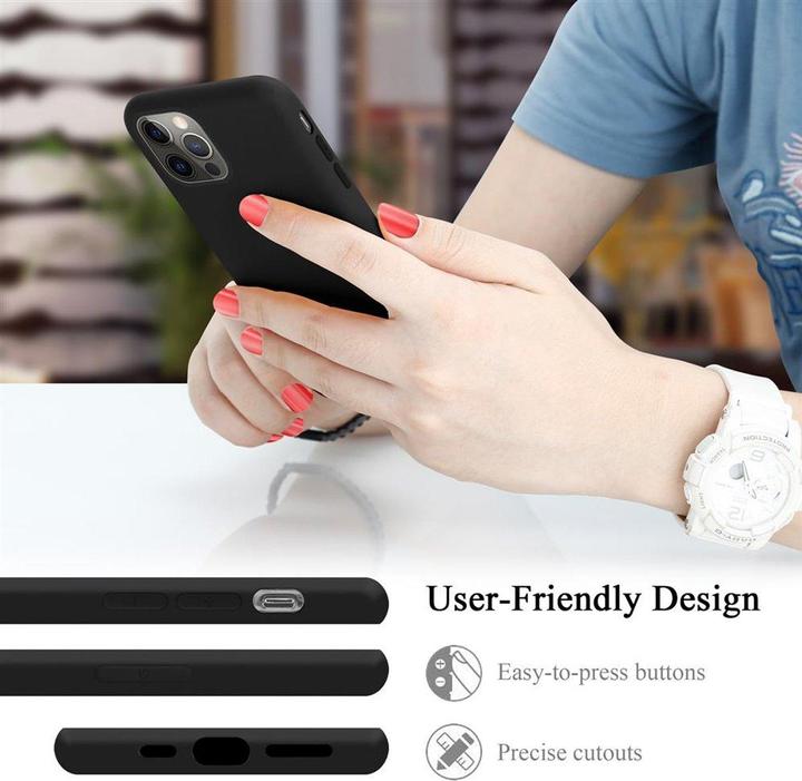 Immagine prodotto Cadorabo Copertura della cassa del silicone liquido TPU (Apple iPhone 12, Realme 12 Pro+)
