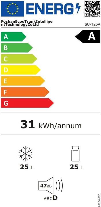 Etichetta energetica Koor Compressore (25 l)