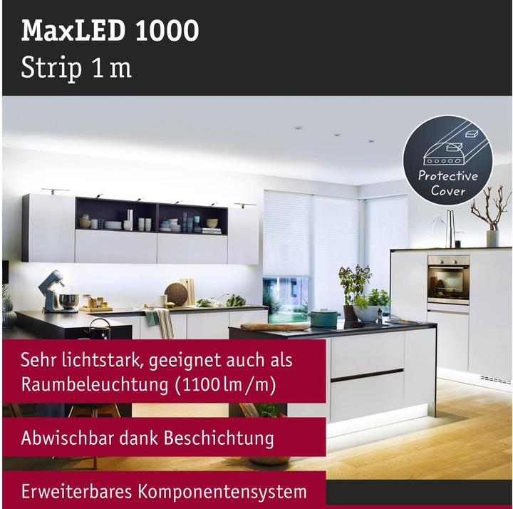 Immagine prodotto Paulmann MaxLED 1000 Strisce (Bianco freddo, 100 cm, Interno)