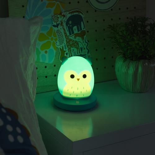 Produktbild Fizz Creations Squishmallows Stimmungslicht - Winston die Eule. USB- oder batteriebetrieben. Nachtlicht Mood