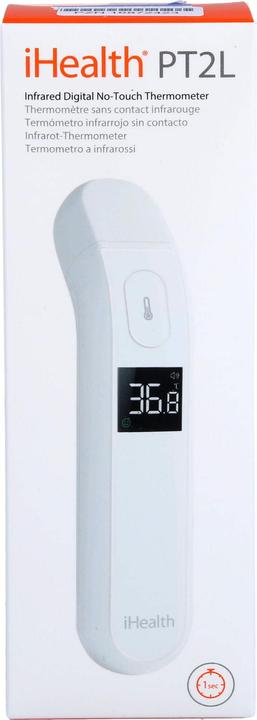 Produktbild iHealth Kontaktloses Infrarot-Fieberthermometer PT2L 1 Sekunde (Stirn, Berührungslos)