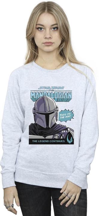 Immagine prodotto Star Wars Mando Comic Cover Felpa Donna (S)