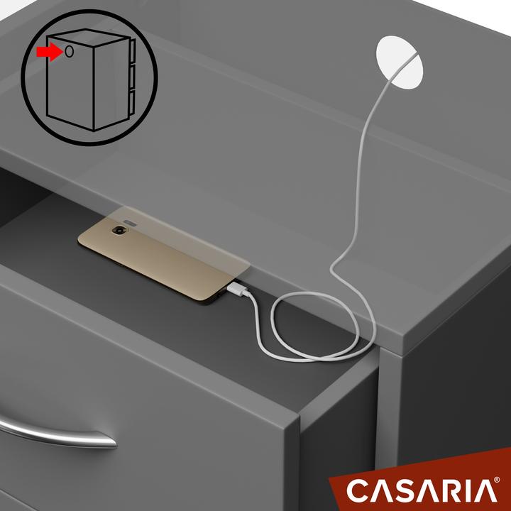 Immagine prodotto Casaria Nachttisch (54 x 39 x 28 cm)