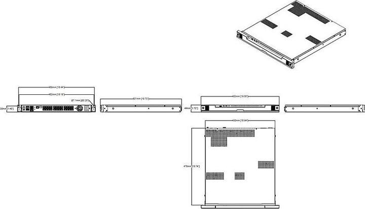 Actual product image Axis S2216 Recorder Station, 16 channel PoE (Network Video Recorder (NVR))