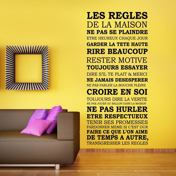 Image du produit Walplus Quota de House Rules (60 x 120 cm)