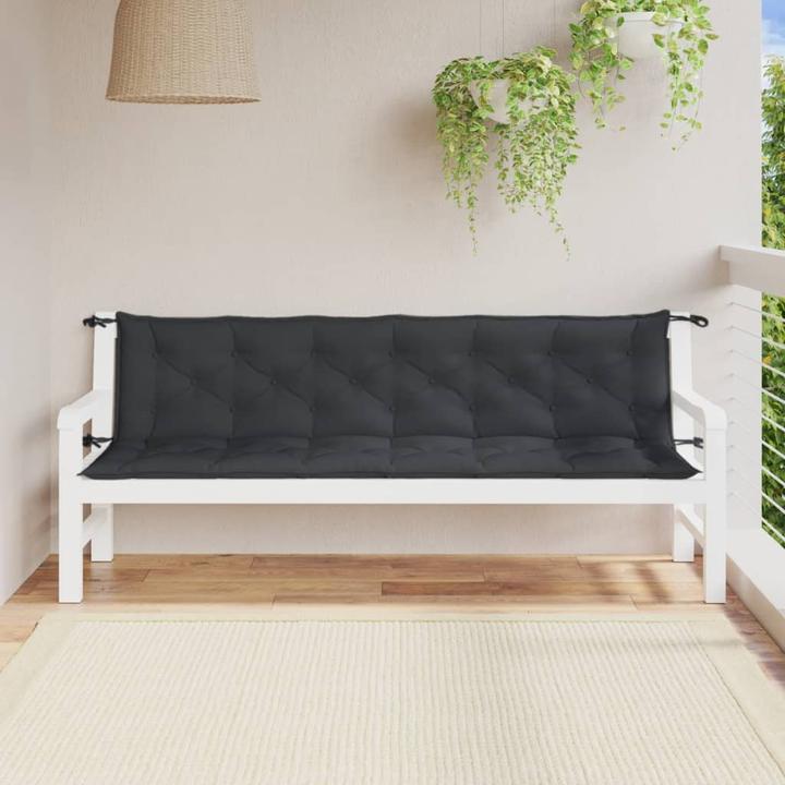 Produktbild VidaXL Gartenbank-Auflagen 2 Stk. Stoff (200 x 50 x 7 cm)