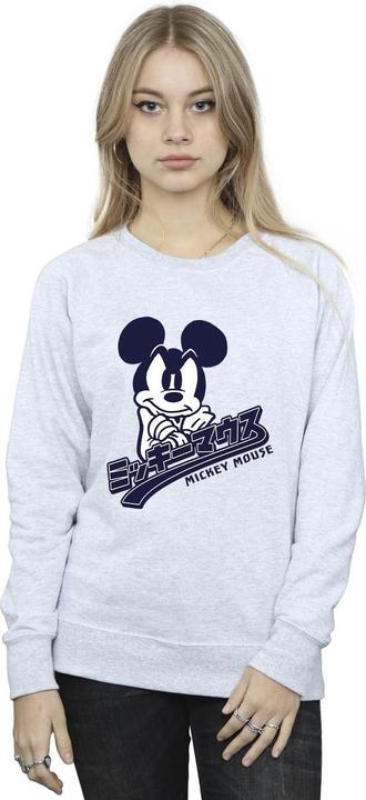 Actual product image Disney Womens/Ladies Mickey Mouse Japanese Sweatshirt (XXL)