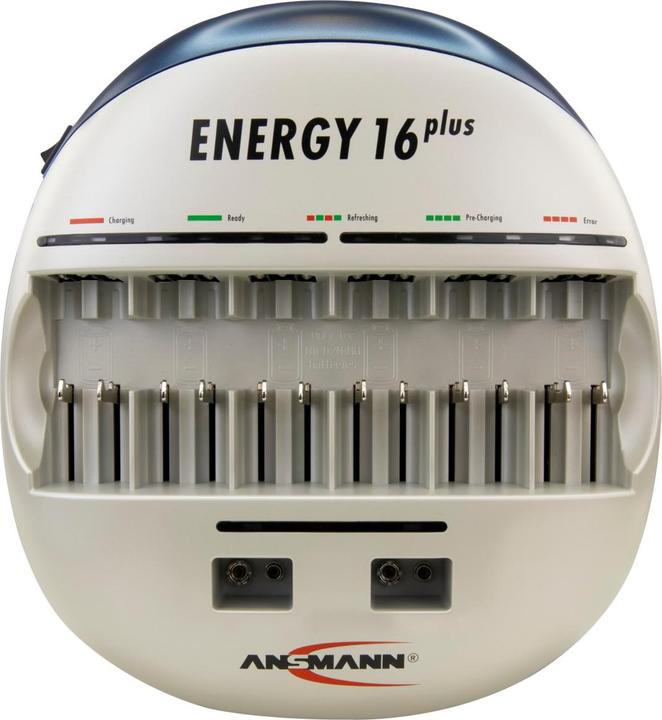 Produktbild Ansmann Energy 16 plus Lade- und Pflegestation für 1-12 Micro AAA, Mignon AA Akkus