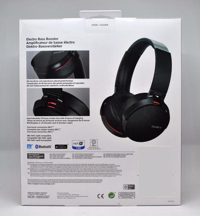 Produktbild Sony Mdr-Xb950bt (30 h, Kabelgebunden)