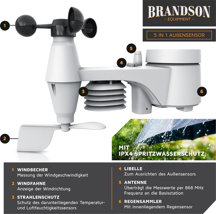 Produktbild Brandson Wetterstation