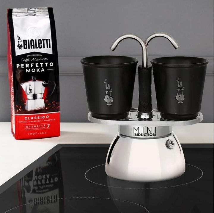Actual product image Bialetti Mini Express Induction + 2 Mugs (2 T.)