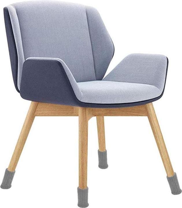 Image du produit JTI 4x chaussettes de meubles - Gris (Chaussettes de chaises, 4 pièce(s))