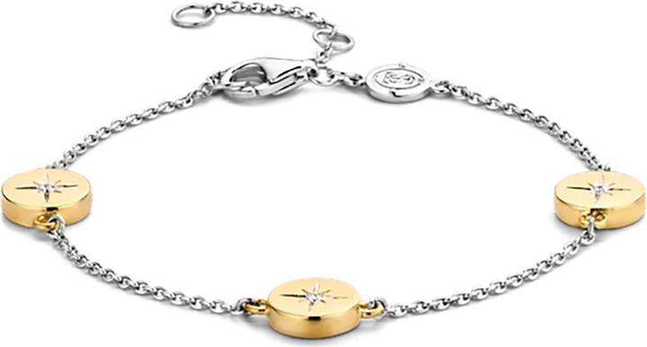 Produktbild Ti Sento Milano Armband mit Sterngravur bicolor 2941ZY (20 cm, 925 Sterling Silber)