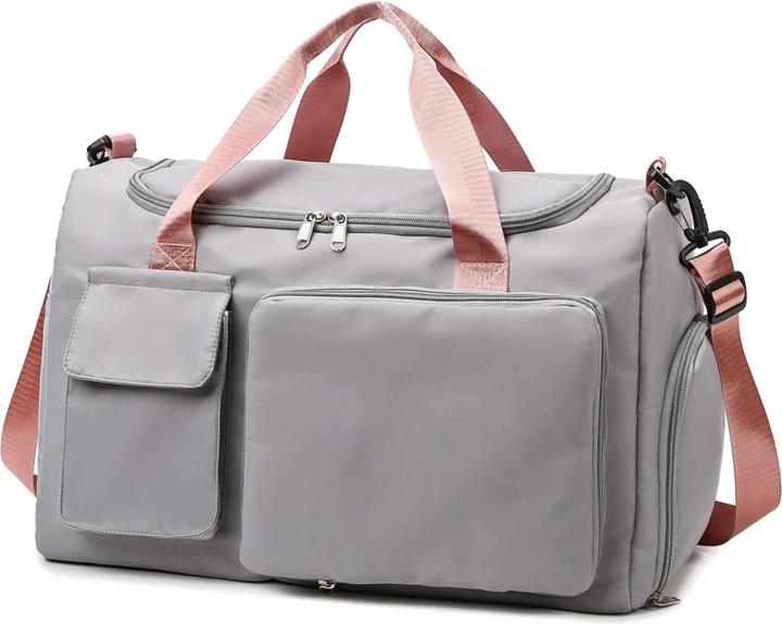 Only-Bags.Store Weekender Duffle Bag mit grossem Fassungsvermögen und Schuhfach Sportliche Fitnesstaschen (35 l)