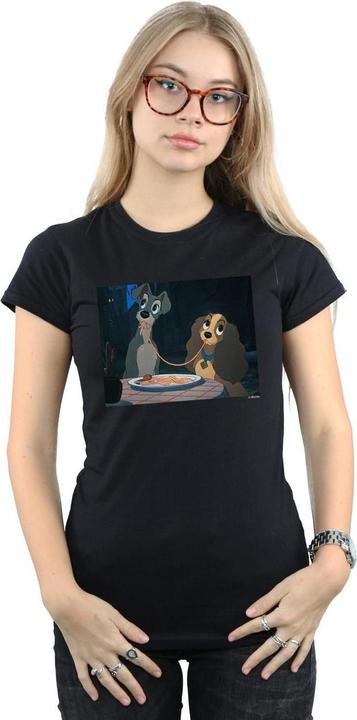 Immagine prodotto Disney Lady And The Tramp Spaghetti Slurp Maglietta Donna (S)