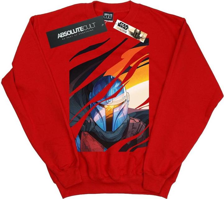 Immagine prodotto Star Wars The Mandalorian Glare Felpa Uomo (XXL)