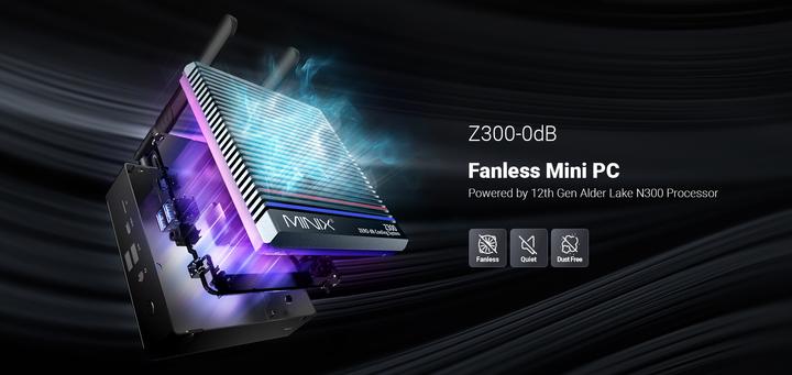 Immagine prodotto Minix NEO Z300-0dB (Intel Core i3-N300, 16 GB, 512 GB, Grafica Intel UHD)