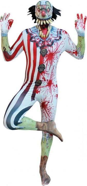 Morphsuits Jaw Dropper - Zombie Clown - blutiger Clown (L)