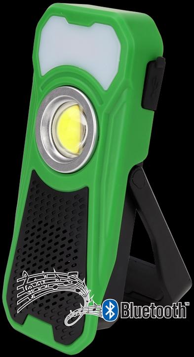 Image du produit Tracon LED Akku-Handleuchte mit Bluetooth Lautsprecher (3.50 lm)