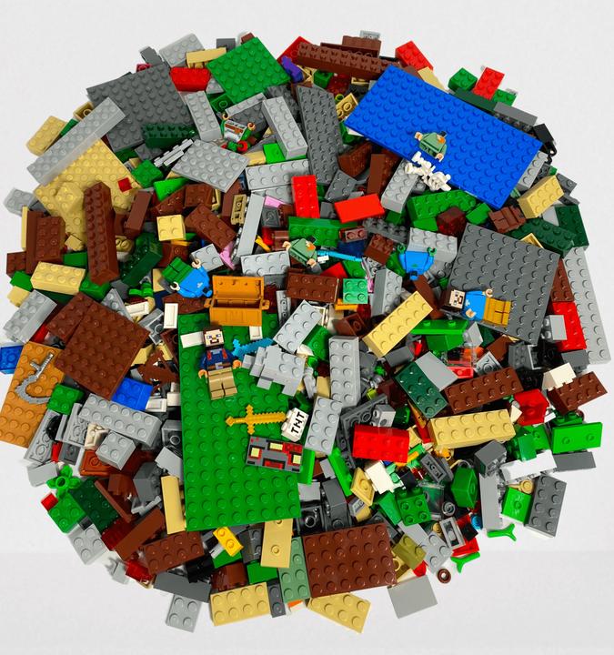 Produktbild LEGO Original Minecraft Mix - gemischte Steine - 250 Stueck (LEGO Zubehör)