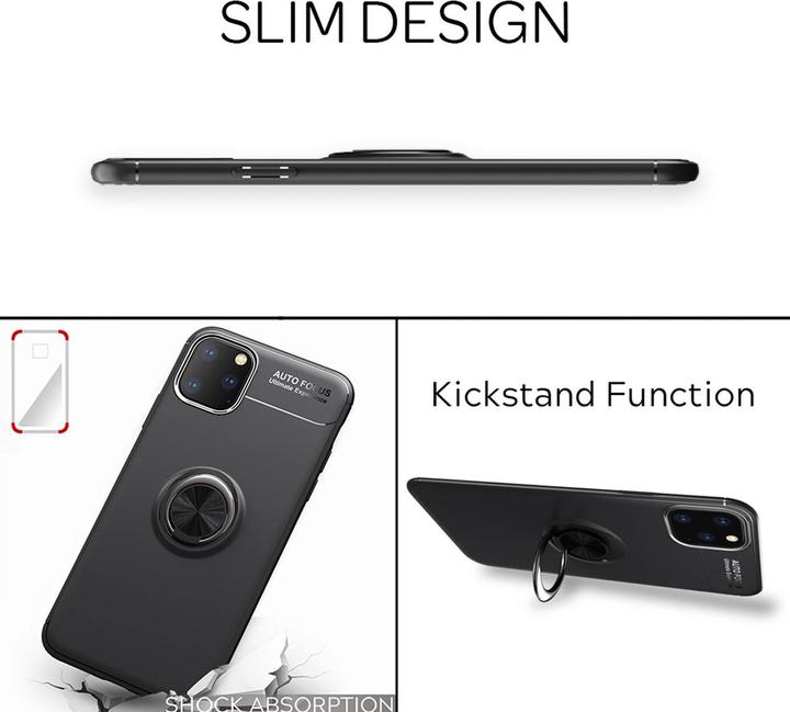 Produktbild Nalia Matte Ring Silikon Hülle (Apple iPhone 11 Pro Max)