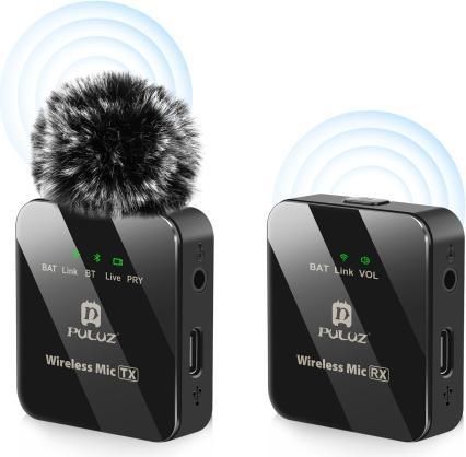 Image du produit Puluz Wireless Lavalier Microphone 1 TX + 1 RX