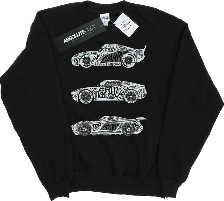 Produktbild Disney Cars Text Racers Sweatshirt (L)