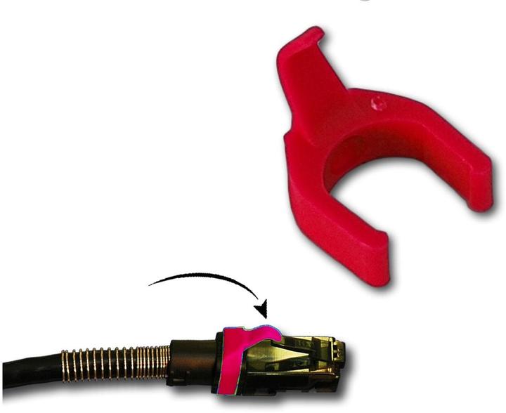 Produktbild PatchSee PatchClip 50 Stück Rot (0.10 m)