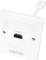 Actual product image LogiLink AV HDMI adapteris – HDMI baltas (AH0014) (0.07 m, HDMI)
