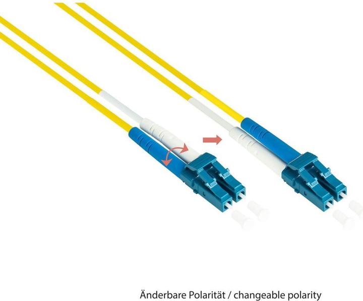 Immagine prodotto Varia SO-37865 - Patchkabel LWL Duplex OS2 (Singlemode, 9125) LCLC, LSZH, 30m (30 m)