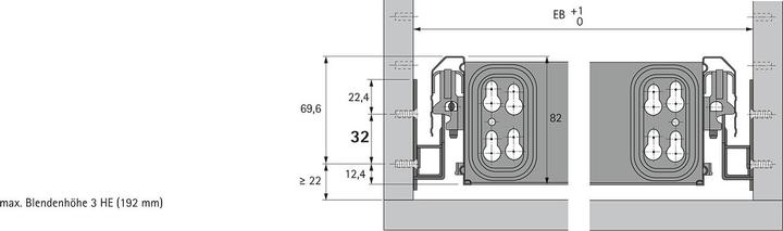 Immagine prodotto Hettich Guide a estrazione semplice KA 270