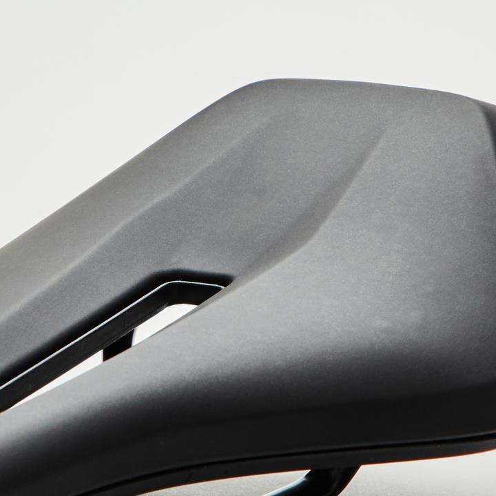 Actual product image Decathlon Unisex bike saddle road bike MTB - Light 155 mm