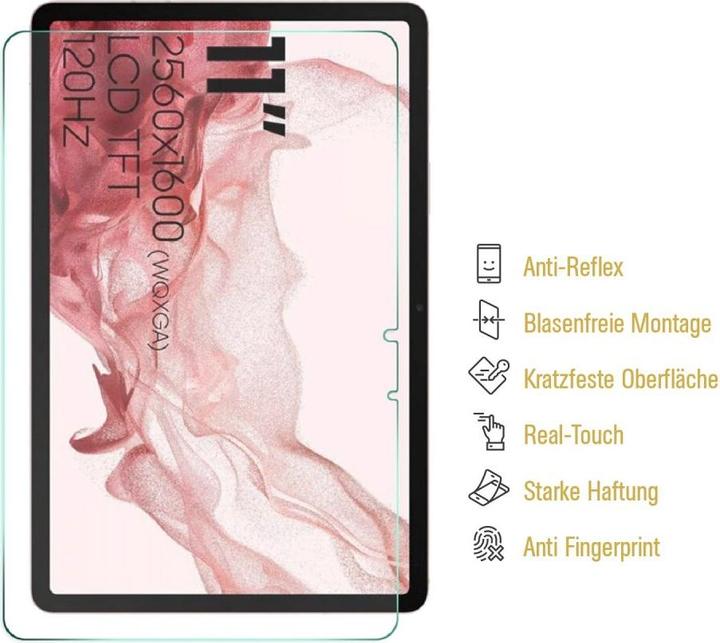 Produktbild Protectorking 6x Panzerfolie Anti-Shock matt entspiegelt (6 Stück, Galaxy Tab S8)