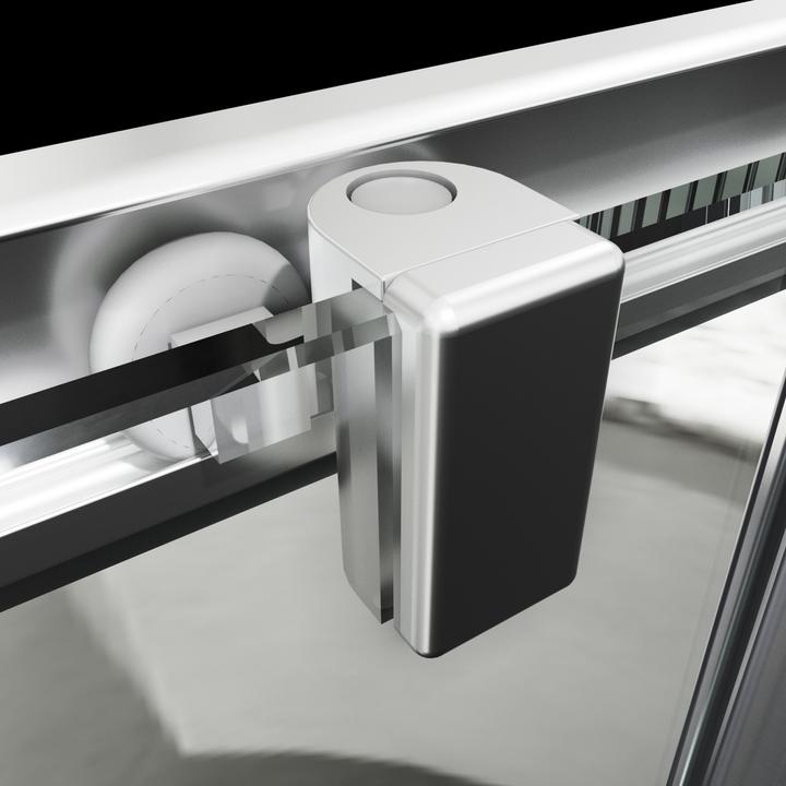 Image du produit SONNI Cabine de douche d'angle 120*90*185 cm, sans bac à douche (120 cm, 90 cm, 185 cm)