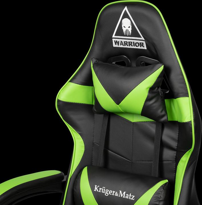 Image du produit Krüger&Matz Chaise de jeu Kruger & Matz Warrior GX-150 Gaming Chair, Noir-vert