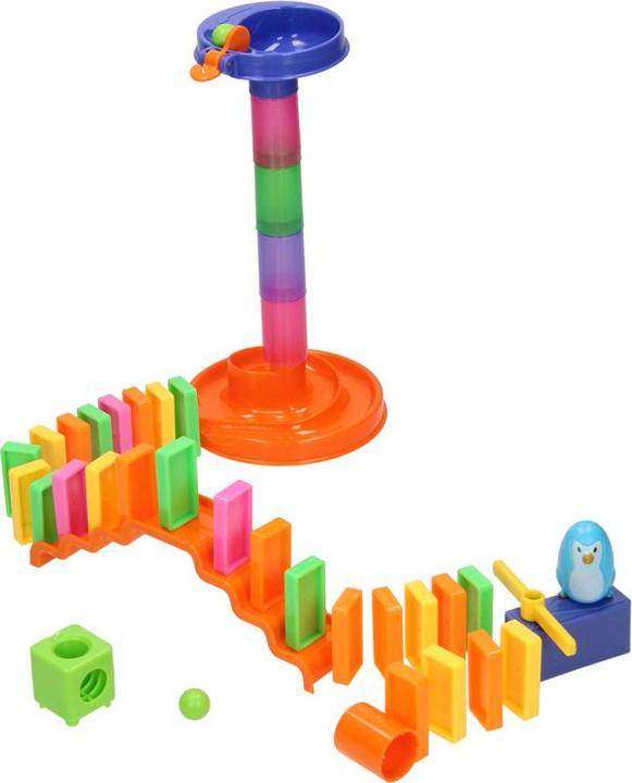 Produktbild Murmelbahn- und Domino-Set, 43-tlg.