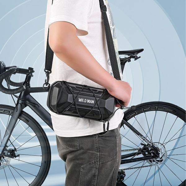Actual product image Wildman Etui/uchwyt rowerowy XT17 sakwa na ramę czarna/black