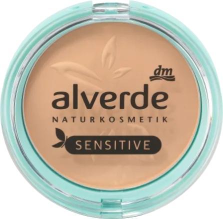 dm alverde Gesichtspuder Mattifying Powder Sensitive Medium Beige 02